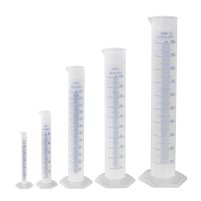 Graduated cylinder PP 100 ml